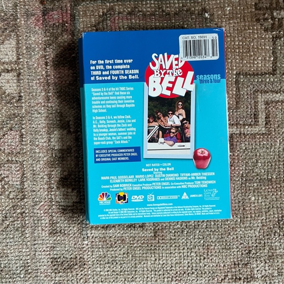 Saved by the Bell Seasons 3 and 4 DVD Set 90s Sitcom TGIF Zach Morris Kelly - Picture 4 of 5